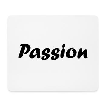 passion leidenschaft liebe - Mousepad (Querformat) - Weiß - Vorne