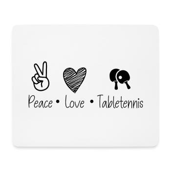 table tennis - Mouse Pad (horizontal) - white - Front