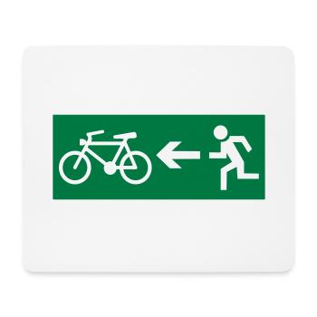 cycling - Mouse Pad (horizontal) - white - Front