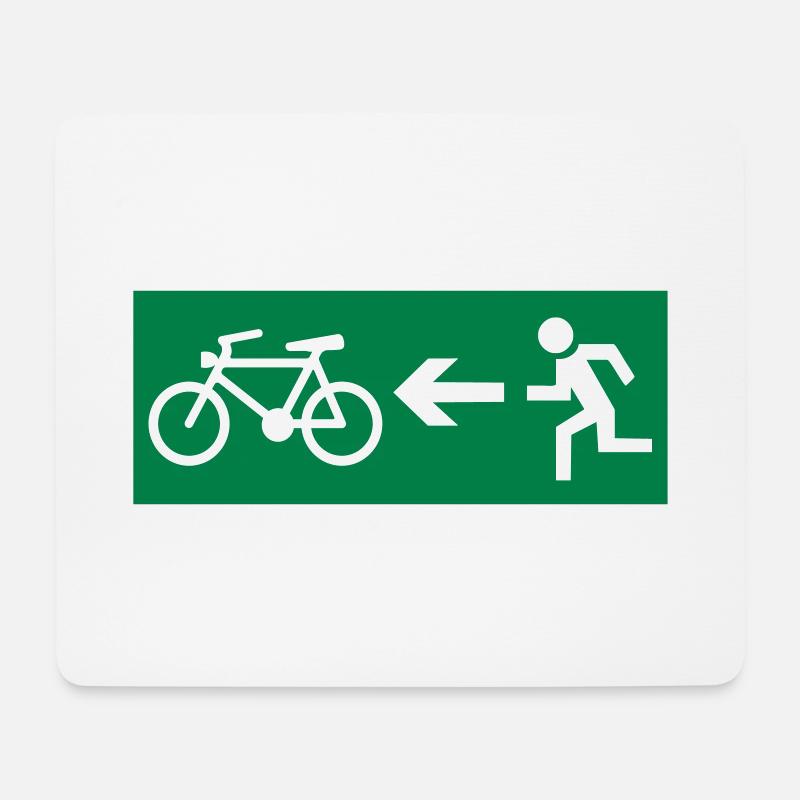 cycling - Mouse Pad (horizontal) - white