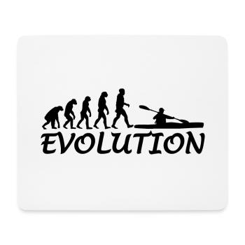 Evolution kayak canoe canoeists paddle gift idea - Mouse Pad (horizontal) - white - Front