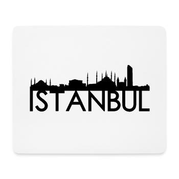 Istanbul Türkei Skyline Geschenk Idee - Mousepad (Querformat) - Weiß - Vorne