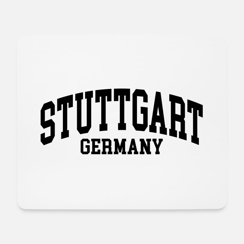 Stuttgart - Mousepad (Querformat) - Weiß