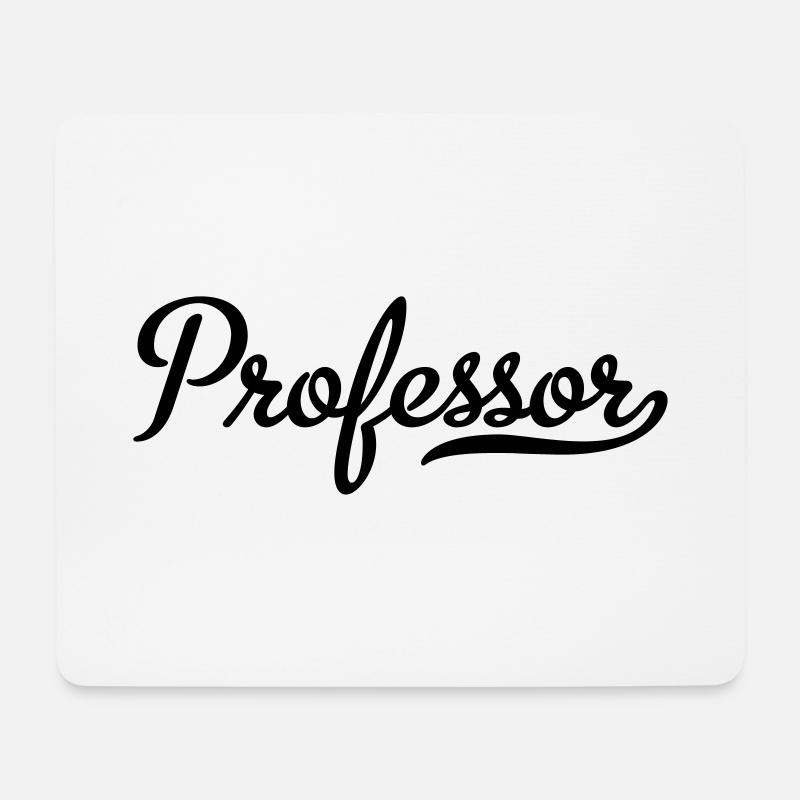 Professor - Mousepad (Querformat) - Weiß