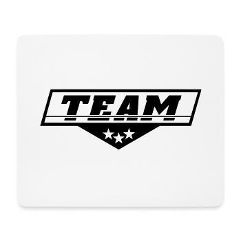 Team Mannschaft Crew Emblem Logo Geschenk - Mousepad (Querformat) - Weiß - Vorne