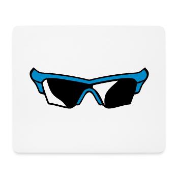 lunette de soleil 1511 - Tapis de souris (format paysage) - blanc - Devant