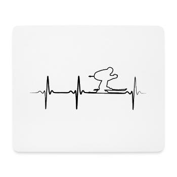 ski - Mouse Pad (horizontal) - white - Front