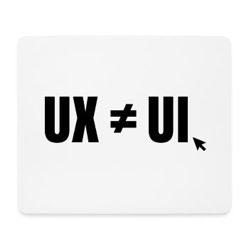 User Experience Interface Designer Shirt Funny - Mouse Pad (horizontal) - white - Front
