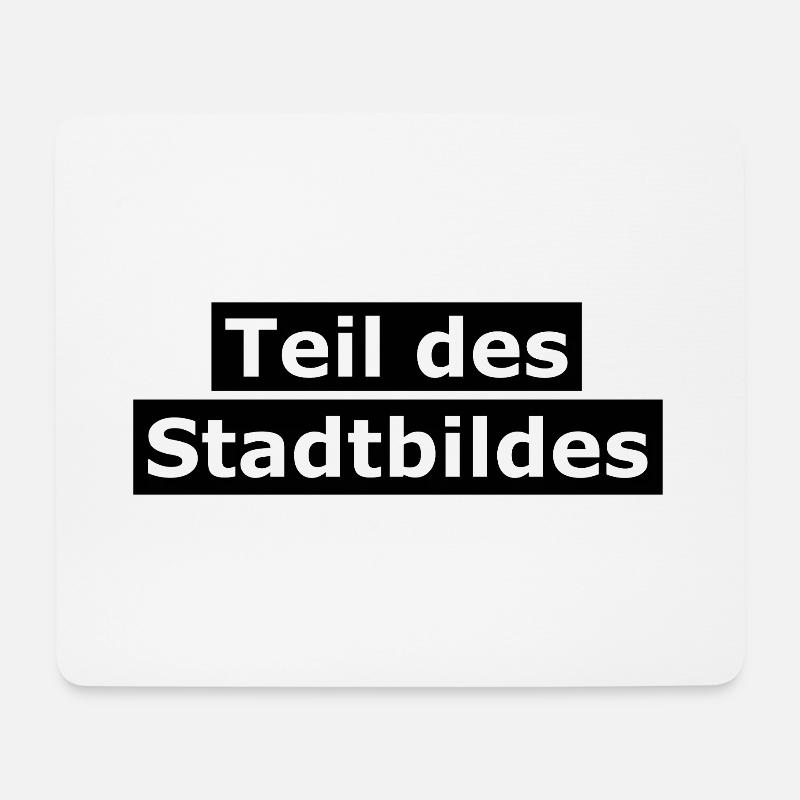 Teil des Stadtbildes - Mousepad (Querformat) - Weiß