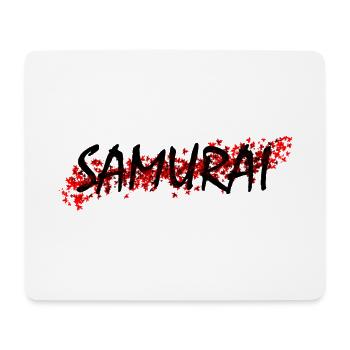 samouraï - Tapis de souris (format paysage) - blanc - Devant