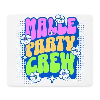 Malle Party Crew - Mousepad (Querformat) - Weiß - Vorne