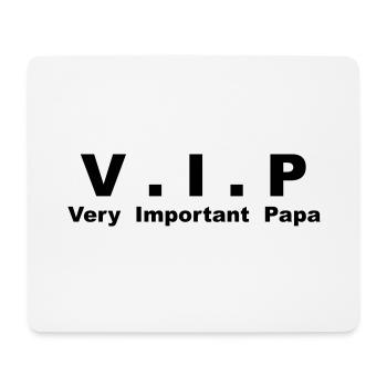 V.I.P - Very Important Papa - Tapis de souris (format paysage) - blanc - Devant