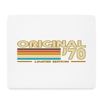 Originales Retro Rainbow aus den 70ern - Mousepad (Querformat) - Weiß - Vorne