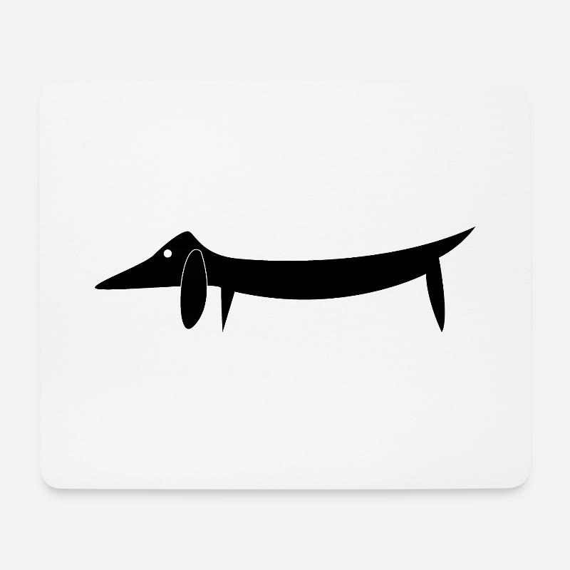 Dachshund - Mouse Pad (horizontal) - white