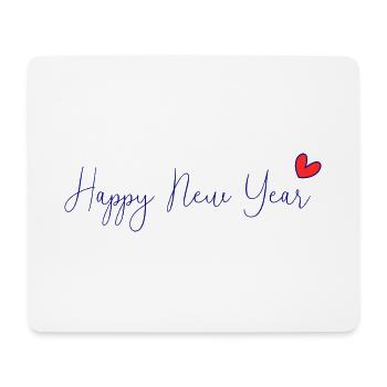 BONNE ANNEE. SAINT SYLVESTRE. NOUVELLE ANNÉE - Tapis de souris (format paysage) - blanc - Devant