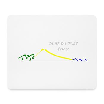 DUNE DER PILAT-ZEICHNUNG - Mousepad (Querformat) - Weiß - Vorne