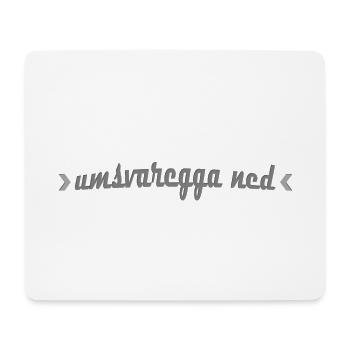 umsvaregga ned schwäbisch schwob schwätze - Mouse Pad (horizontal) - white - Front