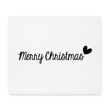 WEIHNACHTEN. FROHE WEIHNACHTEN. FROHE WEIHNACHTEN. NEUJAHR - Mousepad (Querformat) - Weiß - Vorne