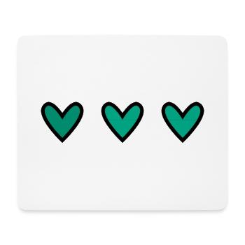 VALENTINE'S DAY. Bachelorette party. I LOVE YOU. I LOVE YOU. LOVE - Mouse Pad (horizontal) - white - Front