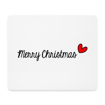CHRISTMAS. MERRY CHRISTMAS. MERRY CHRISTMAS. FIR. NATURE. - Mouse Pad (horizontal) - white - Front