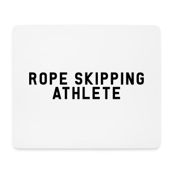 ROPE SKIPPING ATHLETE - Mousepad (Querformat) - Weiß - Vorne