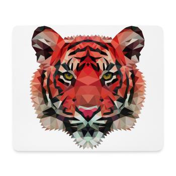 Cadeau de chat de proie lion sauvage lion rouge - Tapis de souris (format paysage) - blanc - Devant