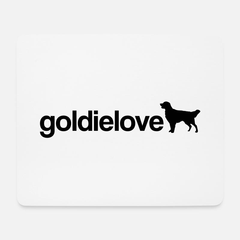goldielove - Mousepad (Querformat) - Weiß