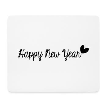 HAPPY NEW YEAR. NEW YEAR'S EVE. NEW YEAR - Mouse Pad (horizontal) - white - Front