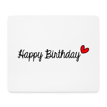 ALLES GUTE ZUM GEBURTSTAG. ALLES GUTE ZUM GEBURTSTAG. JAHRESTAG. - Mousepad (Querformat) - Weiß - Vorne