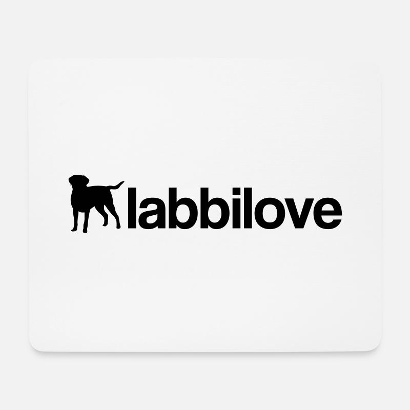 labbilove - Mousepad (Querformat) - Weiß