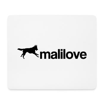 malilove - Mousepad (Querformat) - Weiß - Vorne