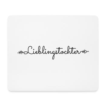 Favorite daughter best daughter saying gift - Mouse Pad (horizontal) - white - Front