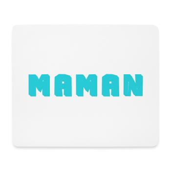 BONNE FÊTE MAMAN. MAMAN. FÊTE DES MÈRES. JE T'AIME - Tapis de souris (format paysage) - blanc - Devant