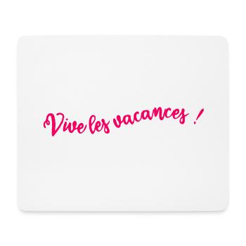 MAÎTRESSE. MAITRE. MERCI. MERCI MAÎTRESSE - Tapis de souris (format paysage) - blanc - Devant