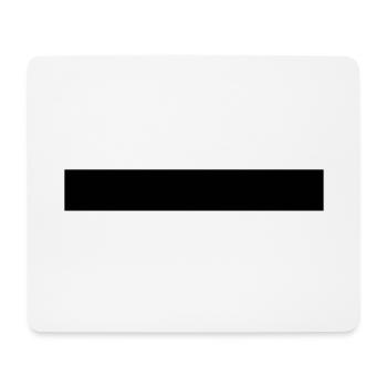 Balken Strich super modern design neu genial so so - Mousepad (Querformat) - Weiß - Vorne