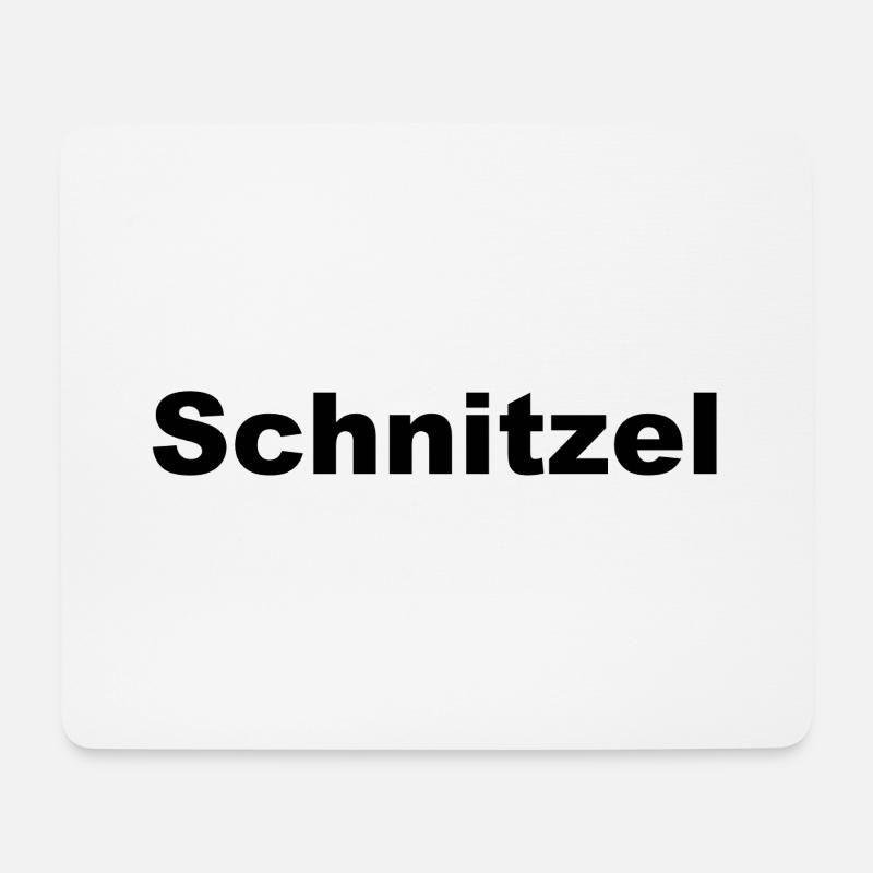 Schnitzel - Mousepad (Querformat) - Weiß