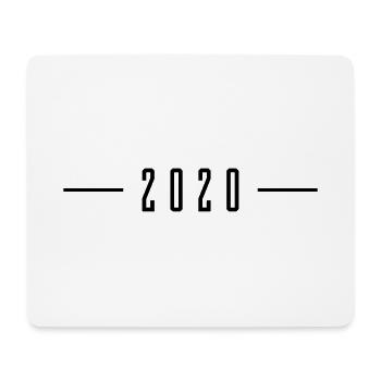 2020 year dash - Mouse Pad (horizontal) - white - Front
