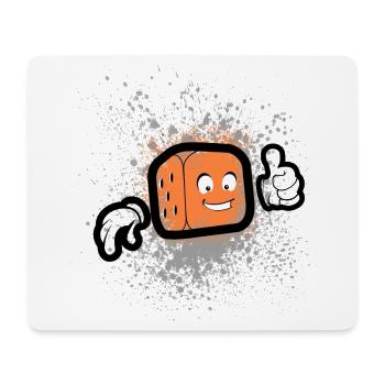 Character graffiti - Mouse Pad (horizontal) - white - Front