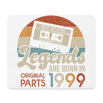 legendes 1999 né en 1999 anniversaire 23 ans - Tapis de souris (format paysage) - blanc - Devant