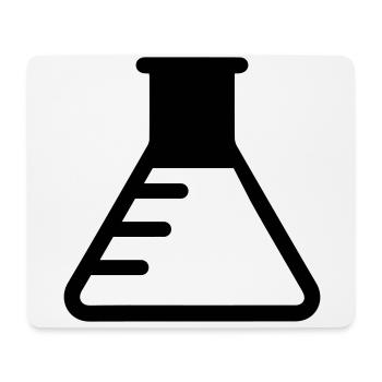 Test tube icon - Mouse Pad (horizontal) - white - Front