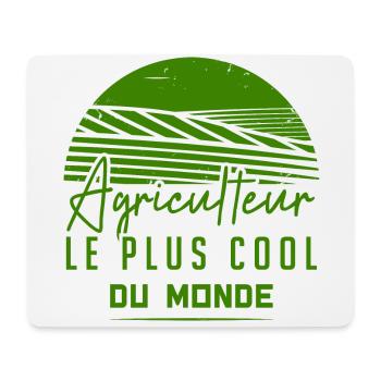 Agriculteur Le Plus Cool Du Monde - Tapis de souris (format paysage) - blanc - Devant