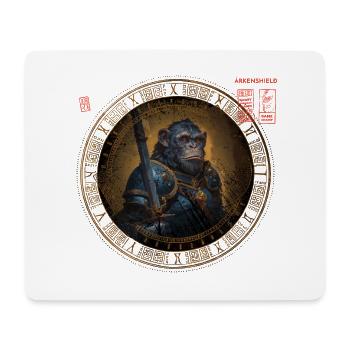 Boardgame Shirt, Board Game, Angry Monkey Guard - Mouse Pad (horizontal) - white - Front