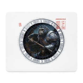 Boardgame Shirt, Board Game, Angry Monkey Axeman - Mouse Pad (horizontal) - white - Front