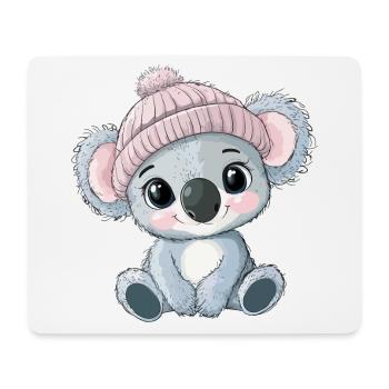 Koala Cute Cute Baby Kids Animal Cartoon - Mouse Pad (horizontal) - white - Front