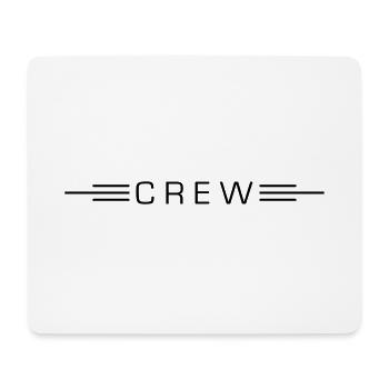 crew stroke - Mouse Pad (horizontal) - white - Front