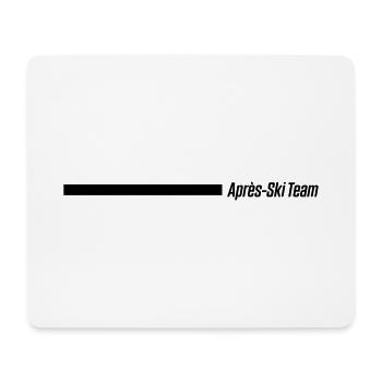 apres ski team - Mouse Pad (horizontal) - white - Front