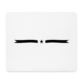 élément star stroke - Tapis de souris (format paysage) - blanc - Devant