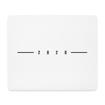 2020 dashed - Mouse Pad (horizontal) - white - Front