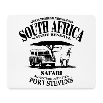 Afrique du Sud - Antilope - Tapis de souris (format paysage) - blanc - Devant