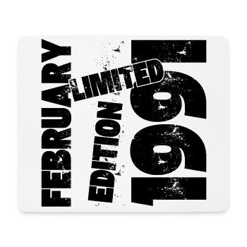 FEBRUAR 1991 LIMITIERTE AUFLAGE - Mousepad (Querformat) - Weiß - Vorne